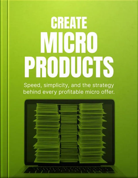 Create Micro Products – eBook