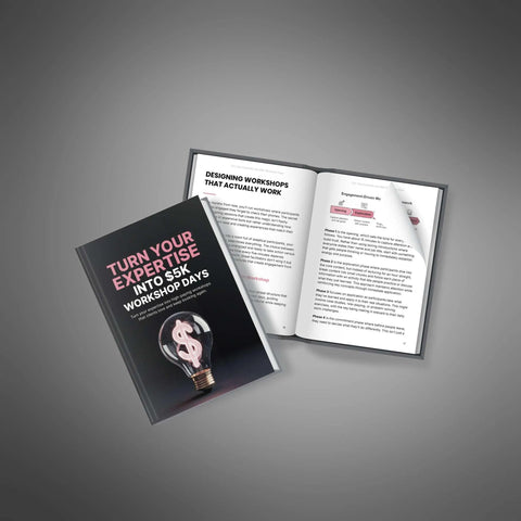 Turn Your Expertise Into 5K USD Workshop Days - eBook