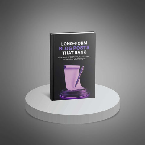 Long-Form Blog Posts That Rank - eBook