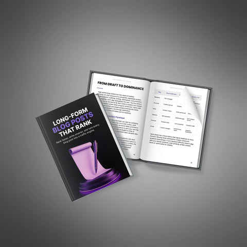 Long-Form Blog Posts That Rank - eBook