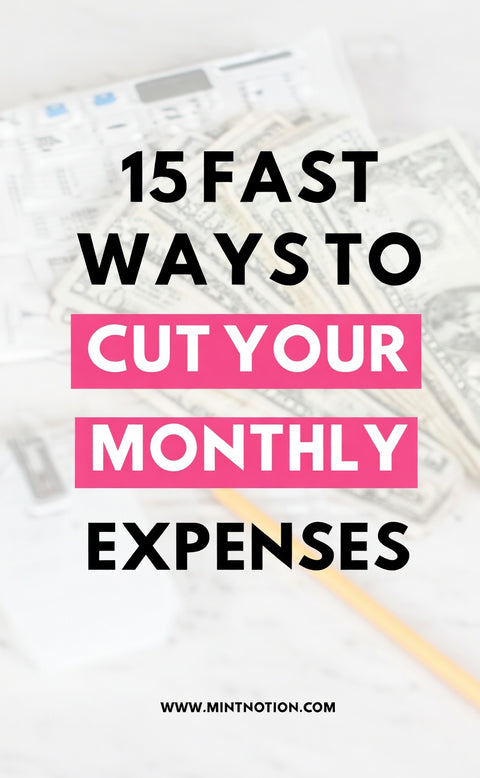 15 Ways To Lower Your Expenses - eBook