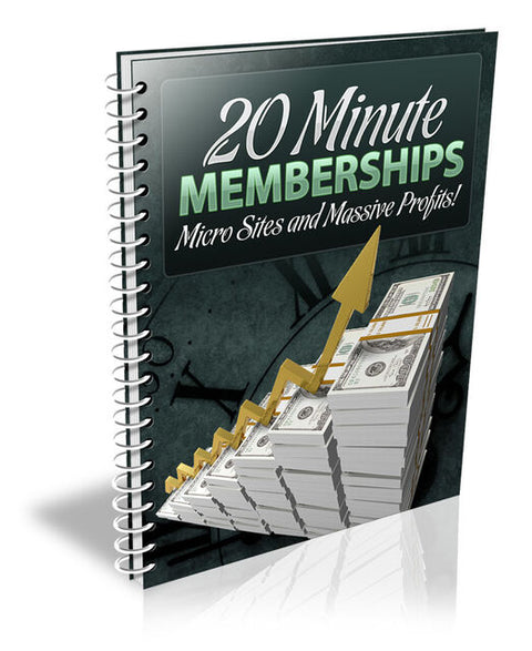 20 Minute Memberships - eBook