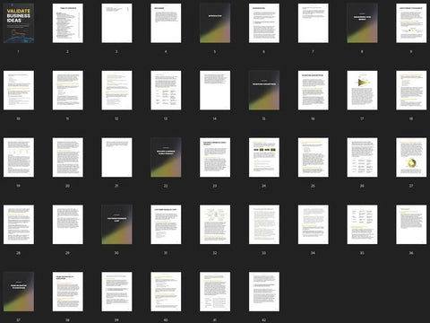 Validate Business Ideas – eBook