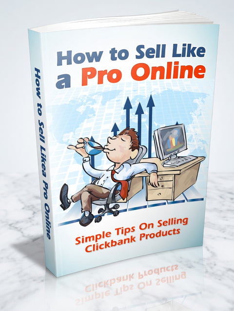 How to sell like a pro online - eBook