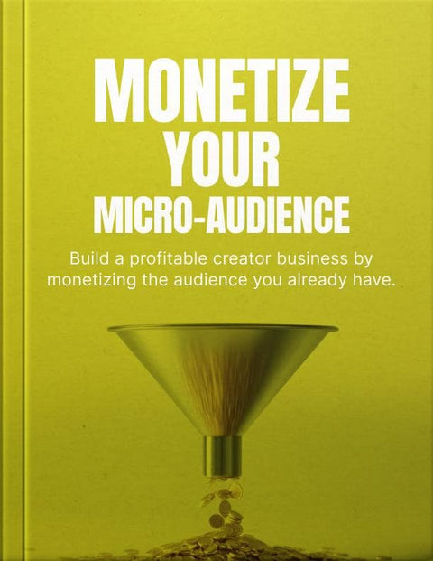 Monetize Your Micro-Audience - eBook