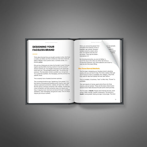 Building a Faceless Empire - eBook