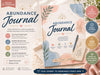 Abundance Mindset Journal Printable PDF Manifestation Planner for Self Growth & Clarity - Ready to Print