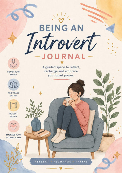 Introvert Journal Printable – Self Reflection, Mindfulness, Calm (Printable PDF) Ready to Print