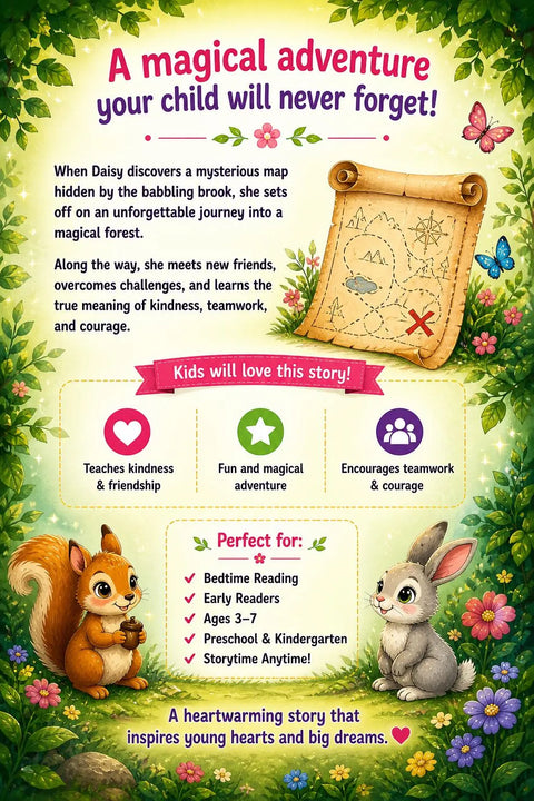 Daisy and the Magical Forest Adventure Story | Ages 3-7 (Digital Download)
