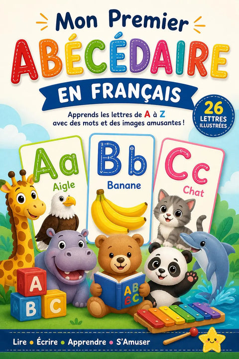 French Alphabet Tracing Book for Kids | Montessori Writing Practice (PDF Download)
