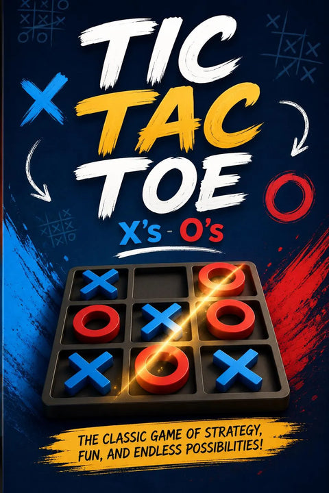 Tic Tac Toe Book for Kids | Printable X's and O's Activity Game (PDF)