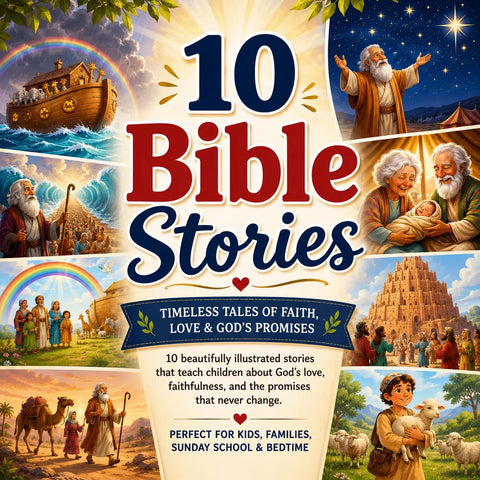 10 Bible Stories Volume 1 for Kids | Christian Storybook (PDF Download)