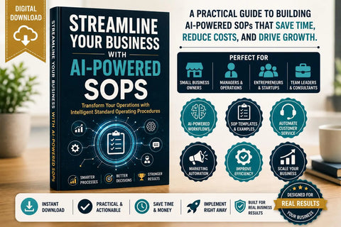 AI-Powered SOPs Ebook | Business Workflow Automation Guide (PDF Download)