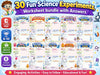 30 Fun Science Experiments Workbook for Kids Ages 6-10 | STEM Activities (Printable PDF)