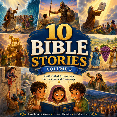 10 Bible Stories Volume 3 for Kids | Christian Printable Storybook (PDF Download)