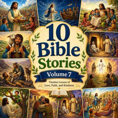 10 Bible Stories Volume 7 | Illustrated Christian Kids Book (PDF Download)