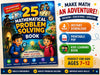 25 Mathematical Problem Solving Book | Kids Math Adventure Workbook | Printable PDF | Homeschool Math Activities | Ages 7-12 (Printable PDF)